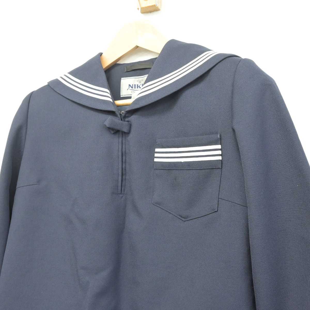 【中古】兵庫県 播磨中学校 女子制服 1点 (セーラー服) sf040964