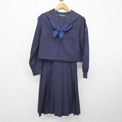 【中古】山梨県 韮崎西中学校 女子制服 3点 (セーラー服・スカート) sf040974