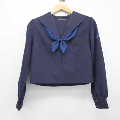 【中古】山梨県 韮崎西中学校 女子制服 3点 (セーラー服・スカート) sf040974