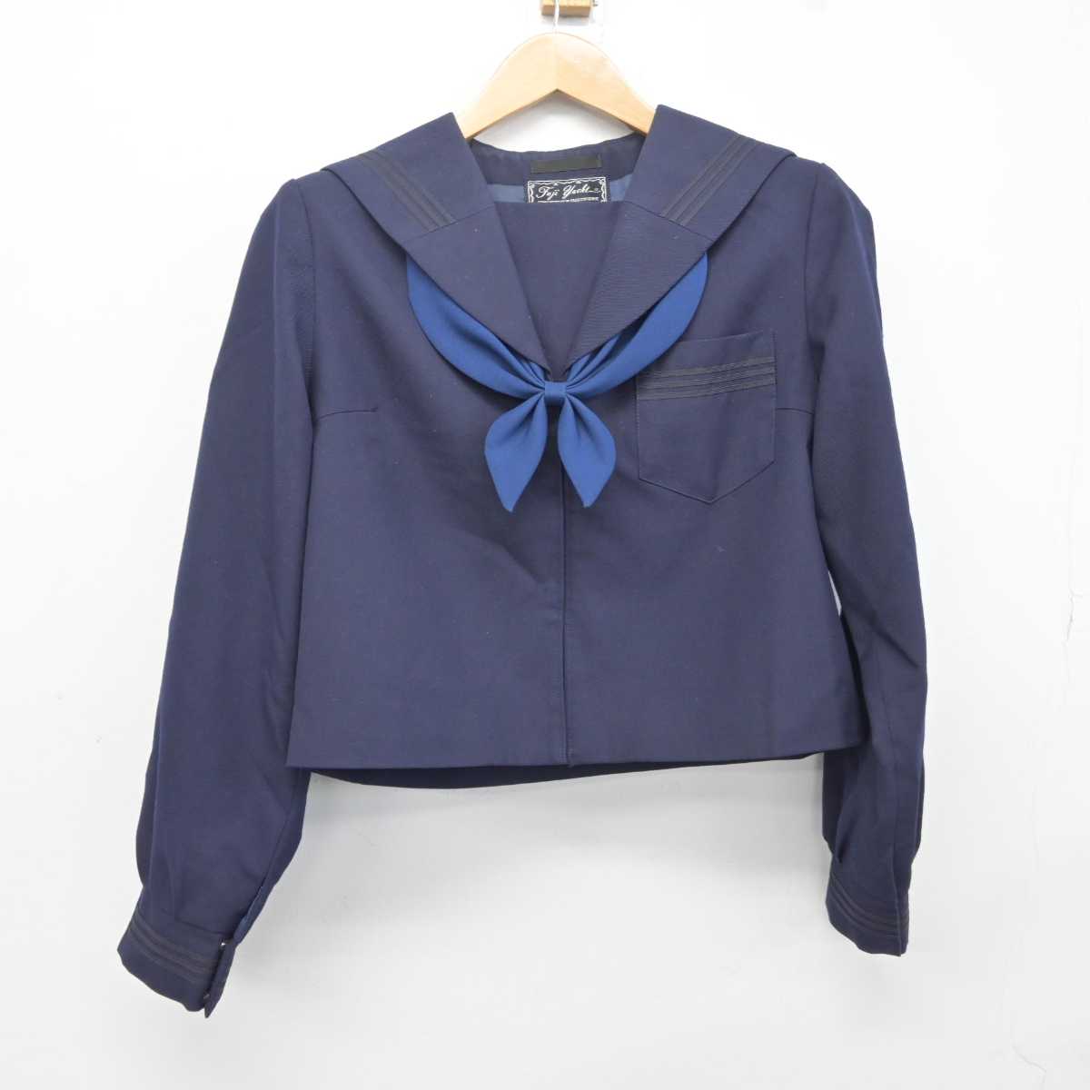 【中古】山梨県 韮崎西中学校 女子制服 3点 (セーラー服・スカート) sf040975