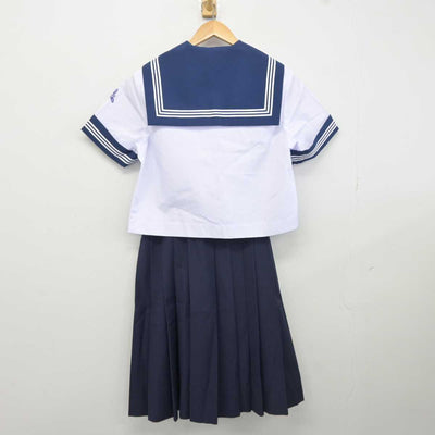 【中古】山梨県 韮崎西中学校 女子制服 3点 (セーラー服・スカート) sf040976