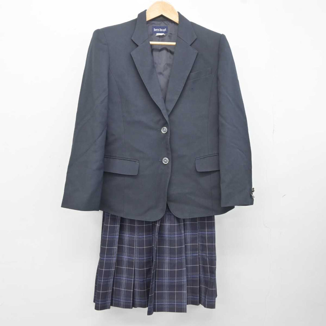 中古】千葉県 不二女子高等学校 女子制服 4点 (ブレザー