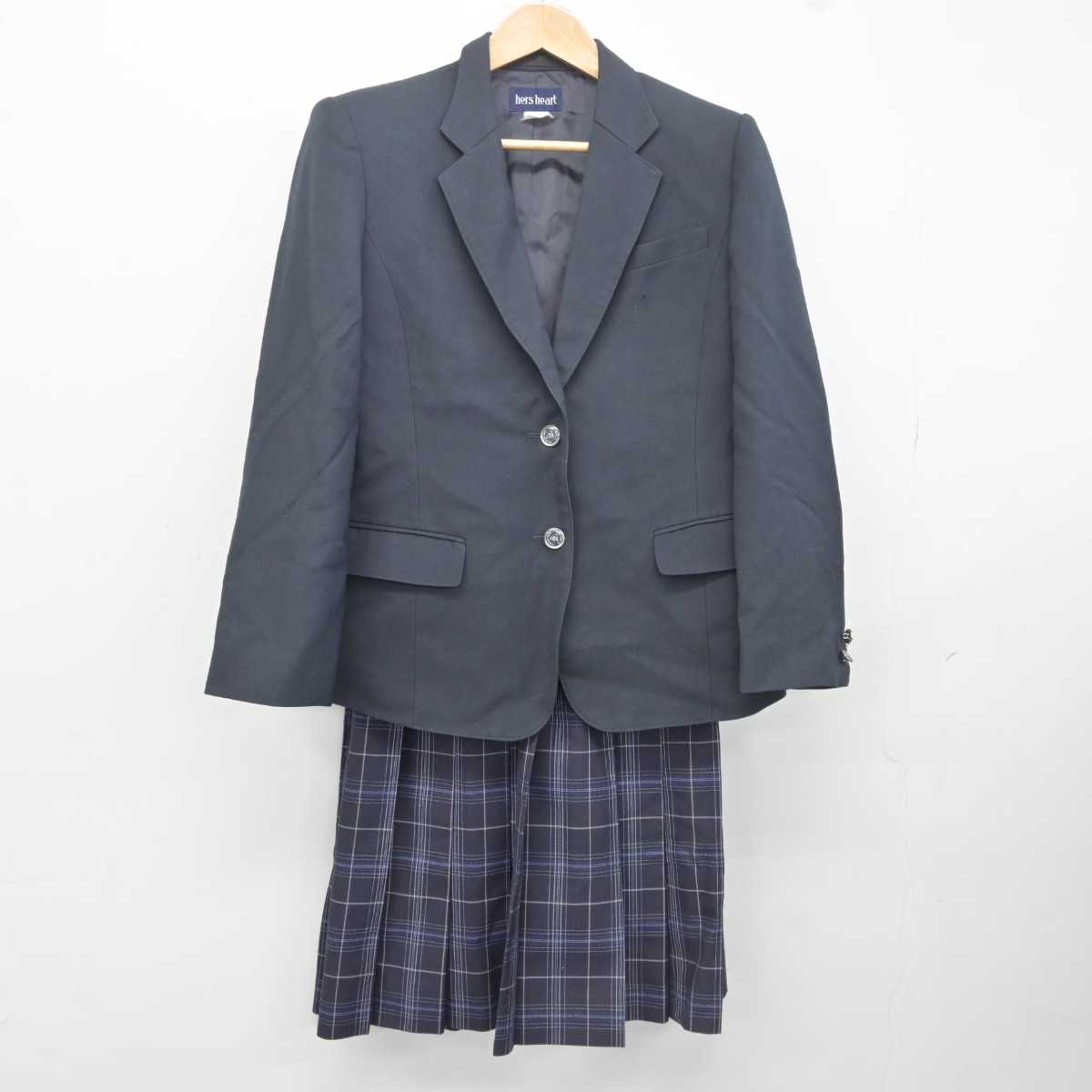 【中古】千葉県 不二女子高等学校 女子制服 4点 (ブレザー・スカート) sf040982