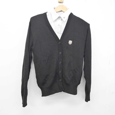 【中古】福岡県 慶成高等学校 女子制服 2点 (ニット・シャツ) sf040986