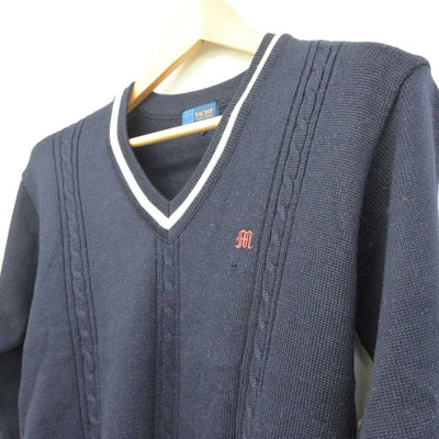 【中古】愛媛県 今治明徳中学校 女子制服 1点 (ニット) sf040996