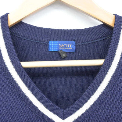 【中古】愛媛県 今治明徳中学校 女子制服 1点 (ニット) sf040996