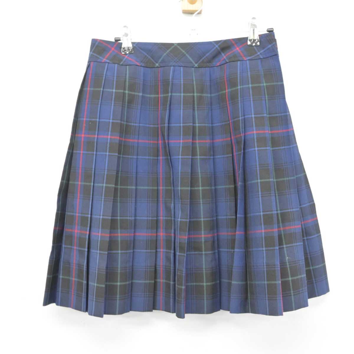 【中古】熊本県 熊本中央高等学校 女子制服 2点 (ニットベスト・スカート) sf041000