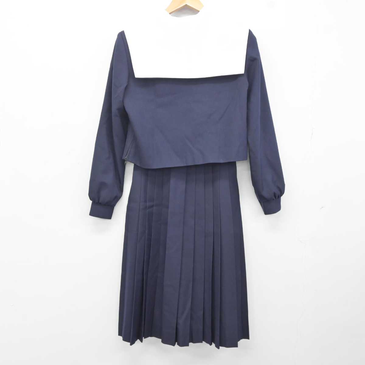 【中古】愛知県 豊明市立栄中学校 女子制服 3点 (セーラー服・スカート) sf041001