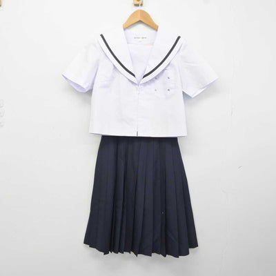 【中古】愛知県 豊明市立栄中学校 女子制服 2点 (セーラー服・スカート) sf041003