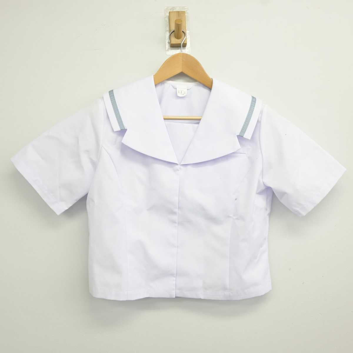 【中古】福井県 粟野中学校 女子制服 4点 (セーラー服・スカート) sf041013