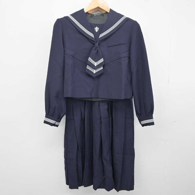 【中古】宮城県 仙台白百合学園高等学校 女子制服 3点 (セーラー服・スカート) sf041023