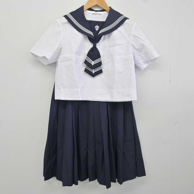 【中古】宮城県 仙台白百合学園高等学校 女子制服 3点 (セーラー服・スカート) sf041024