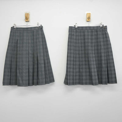 【中古】宮城県 七北田中学校 女子制服 2点 (スカート) sf041026