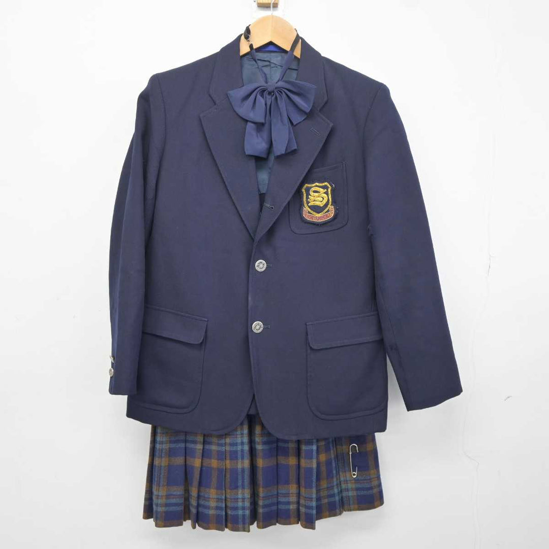 中古】鹿児島県 志學館高等部 女子制服 4点 (ブレザー・スカート) sf041028 | 中古制服通販パレイド