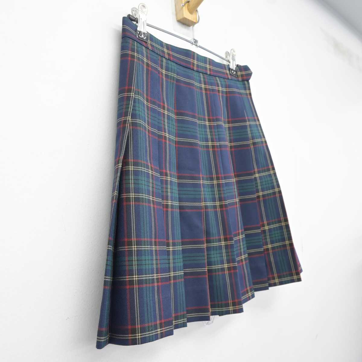 【中古】神奈川県 関東学院六浦高等学校 女子制服 1点 (スカート) sf041029