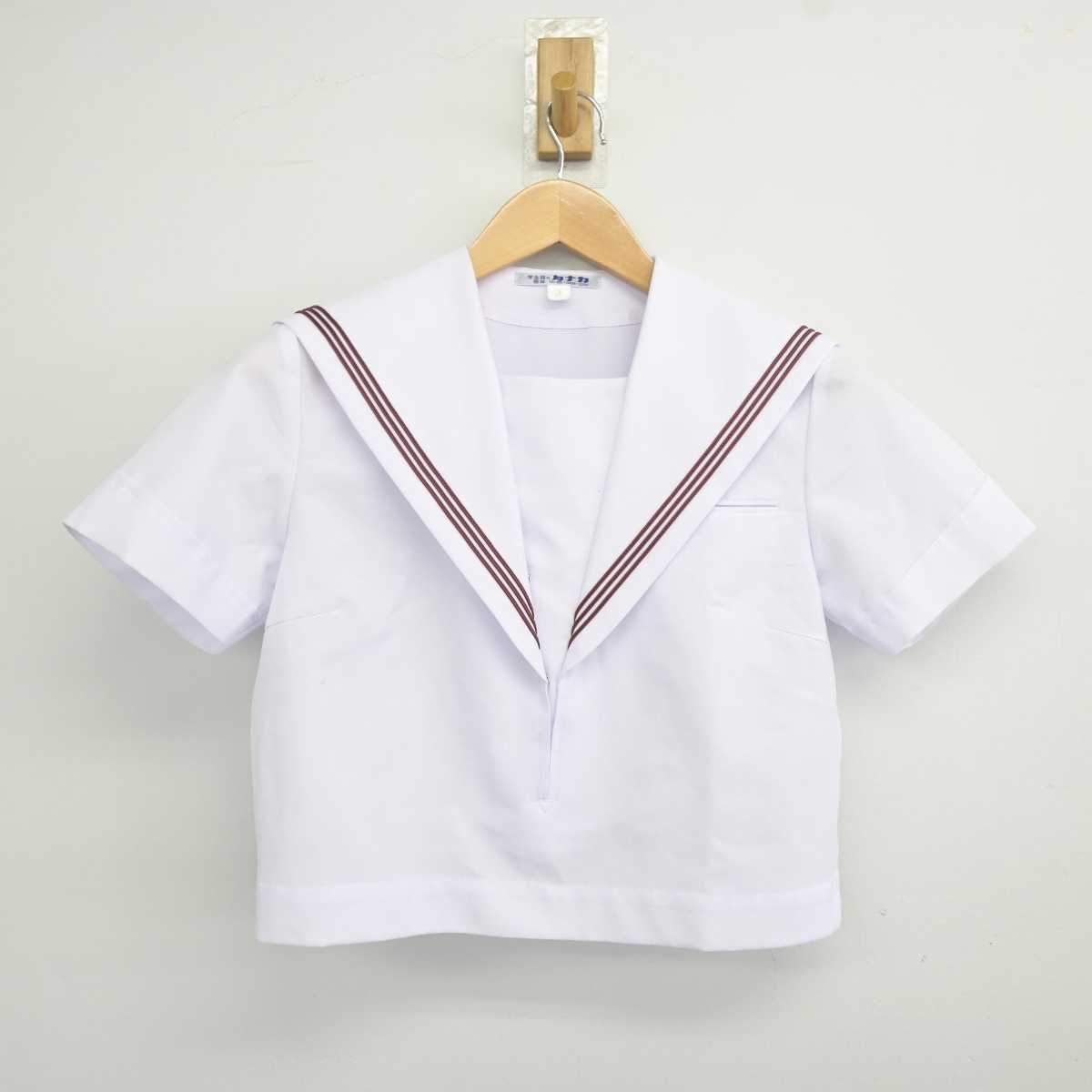 【中古】福岡県 直方第一中学校 女子制服 2点 (セーラー服) sf041081