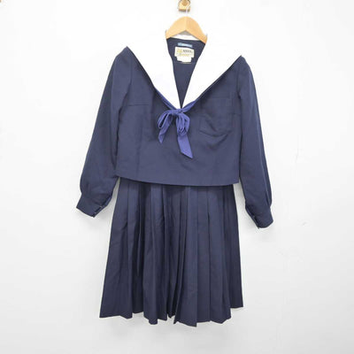 【中古】愛知県 刈谷市朝日中学校 女子制服 3点 (セーラー服) sf041094