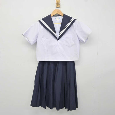 【中古】愛知県 刈谷市朝日中学校 女子制服 2点 (セーラー服・スカート) sf041095