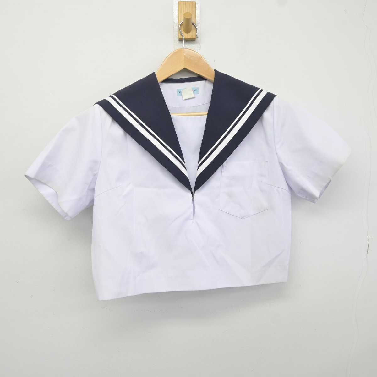 【中古】愛知県 刈谷市朝日中学校 女子制服 2点 (セーラー服・スカート) sf041095