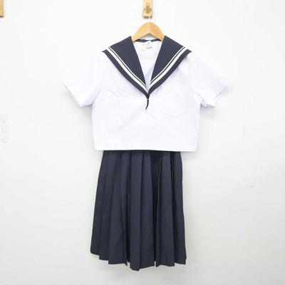 【中古】愛知県 刈谷市朝日中学校 女子制服 2点 (セーラー服・スカート) sf041096