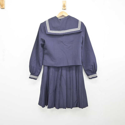 【中古】千葉県 金田中学校 女子制服 3点 (セーラー服・スカート) sf041102