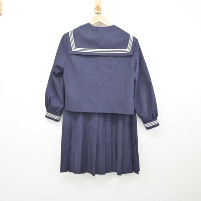 【中古】千葉県 金田中学校 女子制服 2点 (セーラー服・スカート) sf041103