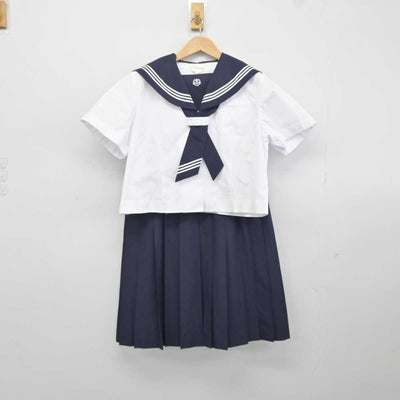 【中古】千葉県 金田中学校 女子制服 4点 (セーラー服・セーラー服・スカート) sf041104