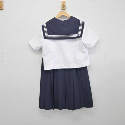 【中古】千葉県 金田中学校 女子制服 4点 (セーラー服・セーラー服・スカート) sf041104