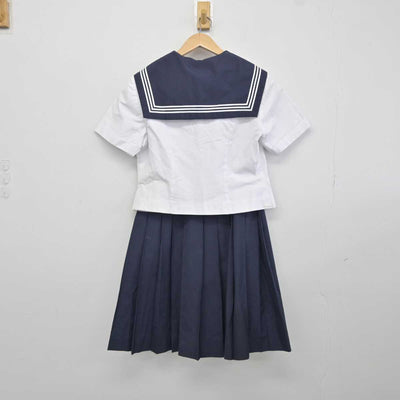 【中古】千葉県 金田中学校 女子制服 4点 (セーラー服・スカート) sf041105