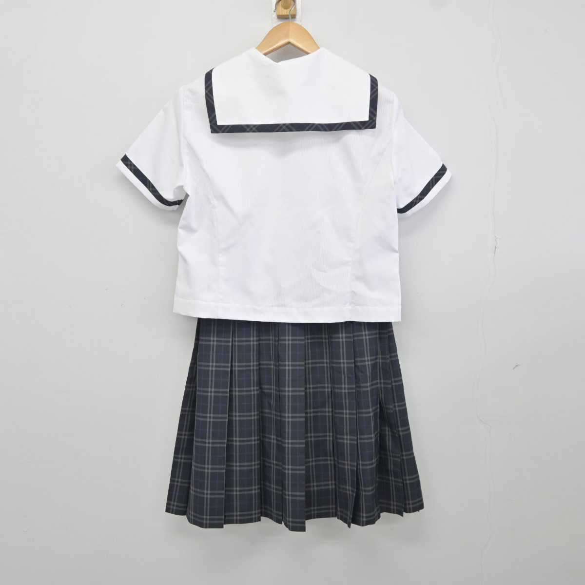 中古】愛知県 星城高等学校 女子制服 3点 (セーラー服・スカート