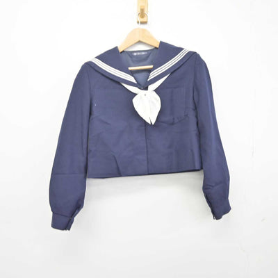 【中古】和歌山県 河西中学校 女子制服 3点 (セーラー服・スカート) sf041122