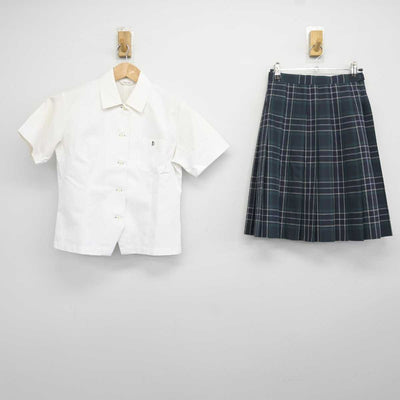 【中古】東京都 文京学院女子高等学校 女子制服 2点 (シャツ・スカート) sf041133