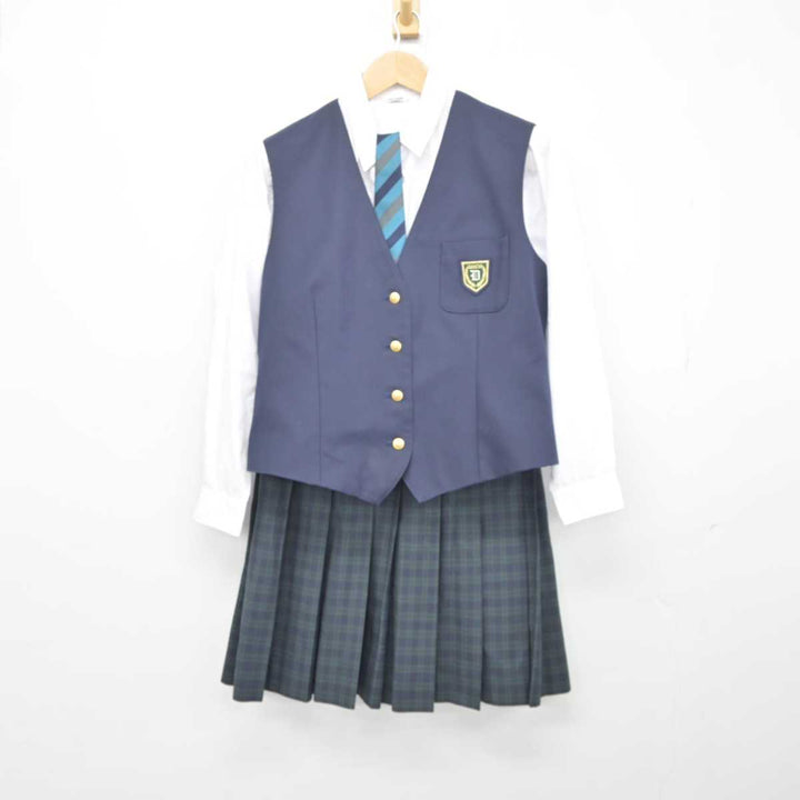 中古】福岡県 第一薬科大学付属高等学校 女子制服 5点 (ブレザー・シャツ・ベスト・スカート) sf041138 | 中古制服通販パレイド