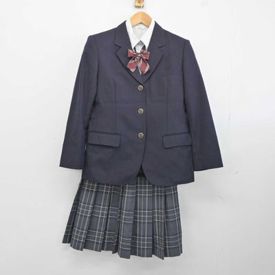 【中古】山口県 新南陽高等学校 女子制服 4点 (ブレザー・シャツ・スカート) sf041145