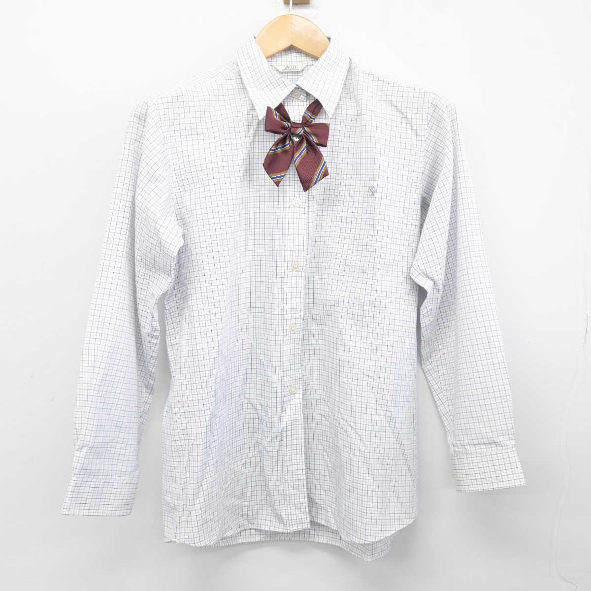 【中古】山口県 新南陽高等学校 女子制服 4点 (ブレザー・シャツ・スカート) sf041145