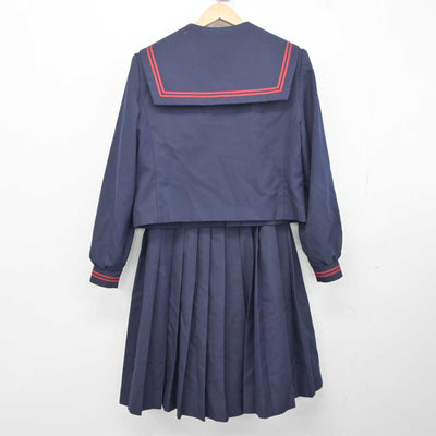 【中古】岐阜県 岐阜西中学校 女子制服 3点 (セーラー服・スカート) sf041151