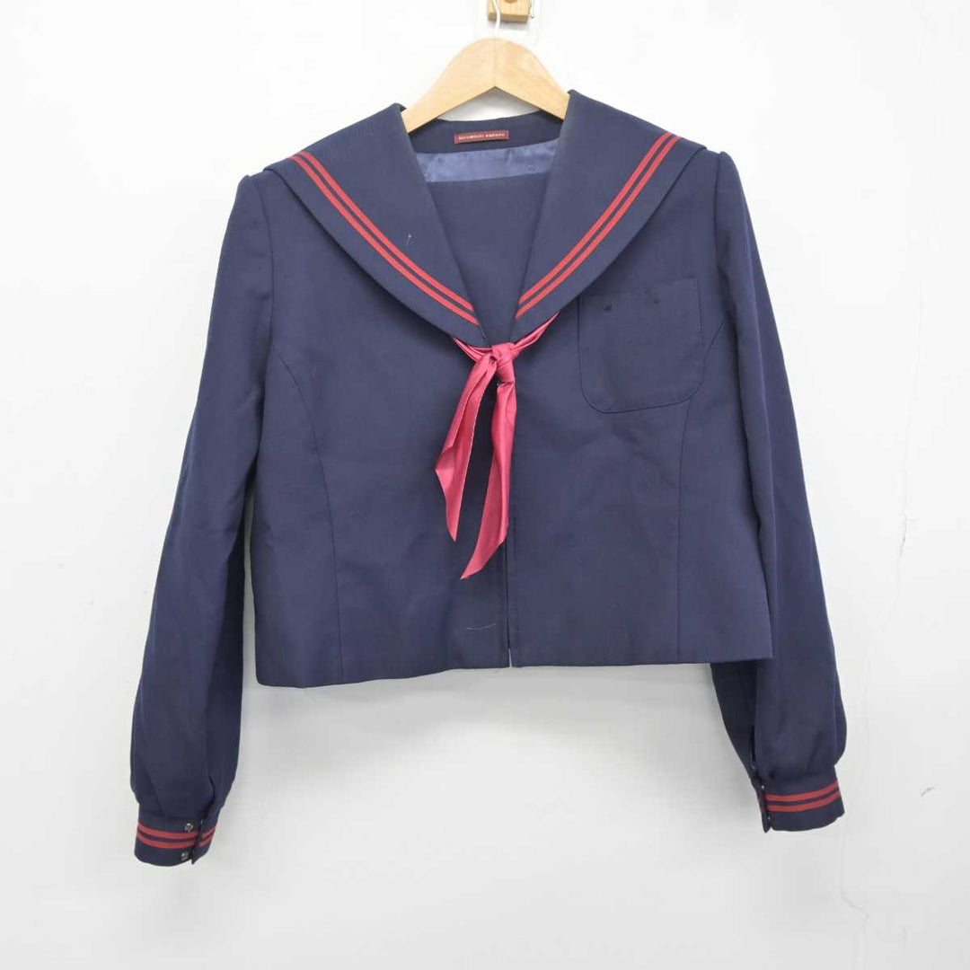 中古】岐阜県 岐阜西中学校 女子制服 3点 (セーラー服・スカート) sf041151 | 中古制服通販パレイド