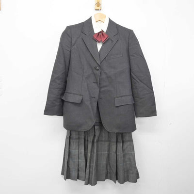 【中古】埼玉県 開智学園中学高等学校 女子制服 5点 (ブレザー・ベスト・シャツ・スカート) sf041157