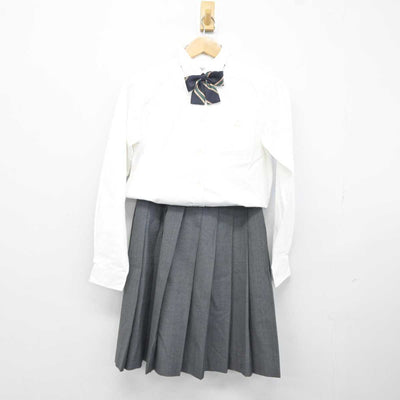 【中古】大阪府 芥川高等学校 女子制服 3点 (シャツ・スカート) sf041185