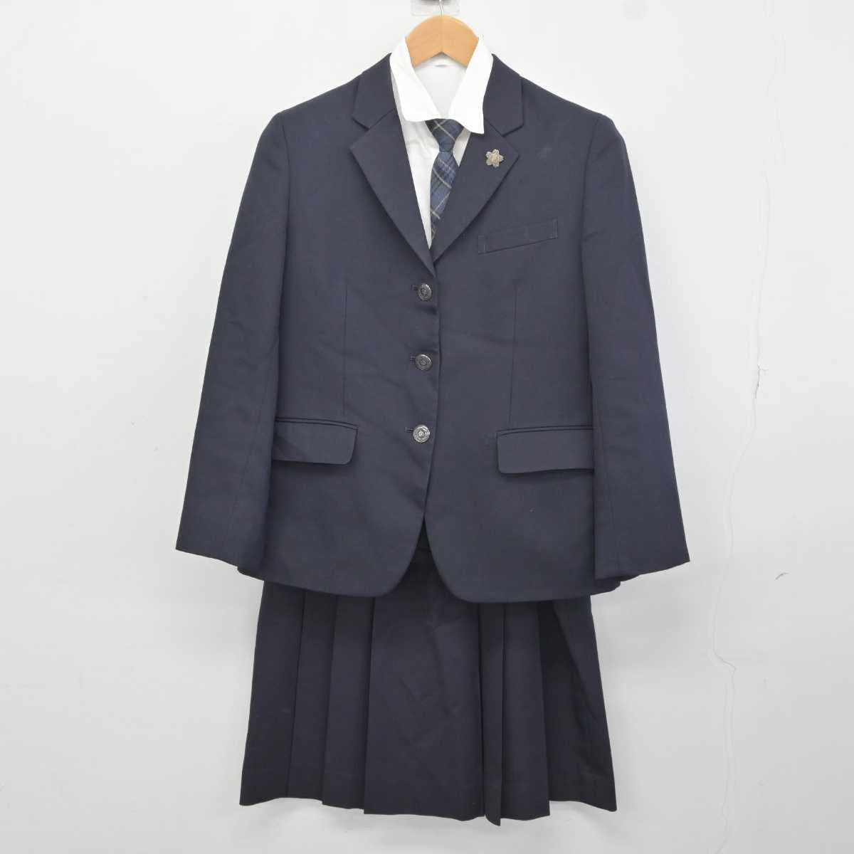 【中古】東京都 昭和女子大学附属高等学校 女子制服 6点 (ブレザー・シャツ・スカート) sf041203