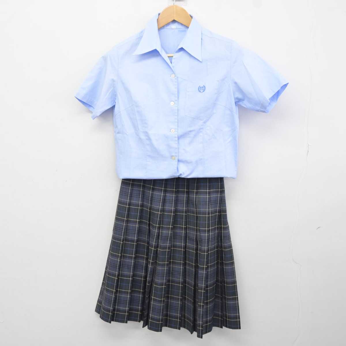 【中古】東京都 昭和女子大学附属高等学校 女子制服 4点 (シャツ・スカート) sf041205