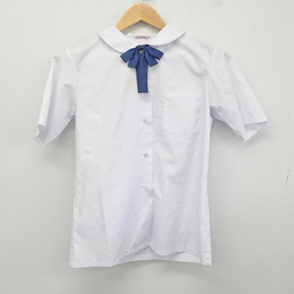 【中古】福岡県 学業院中学校 女子制服 3点 (シャツ・ジャンパースカート) sf041220