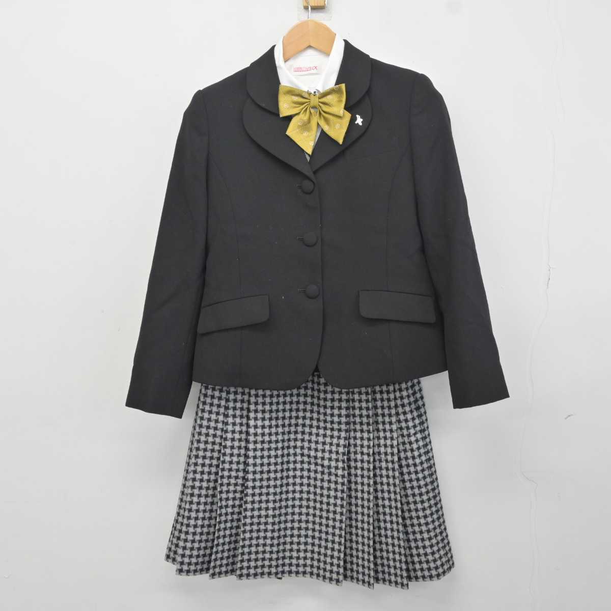 【中古】京都府 光華高等学校 女子制服 6点 (ブレザー・ニット・シャツ・スカート) sf041234