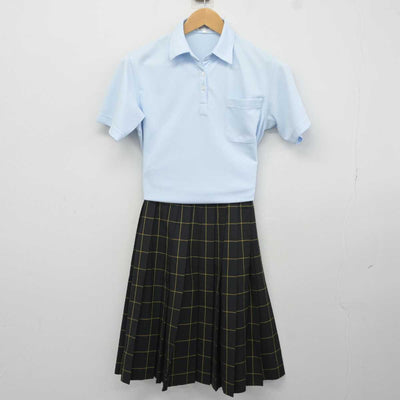 【中古】京都府 光華高等学校 女子制服 3点 (シャツ・スカート) sf041235