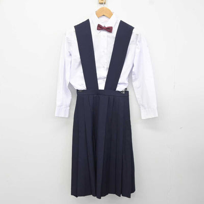 【中古】山梨県 甲府第一高等学校 女子制服 4点 (ブレザー・シャツ・ジャンパースカート) sf041237