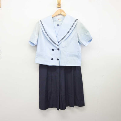 【中古】青森県 青森北高等学校 女子制服 2点 (セーラー服・スカート) sf041247