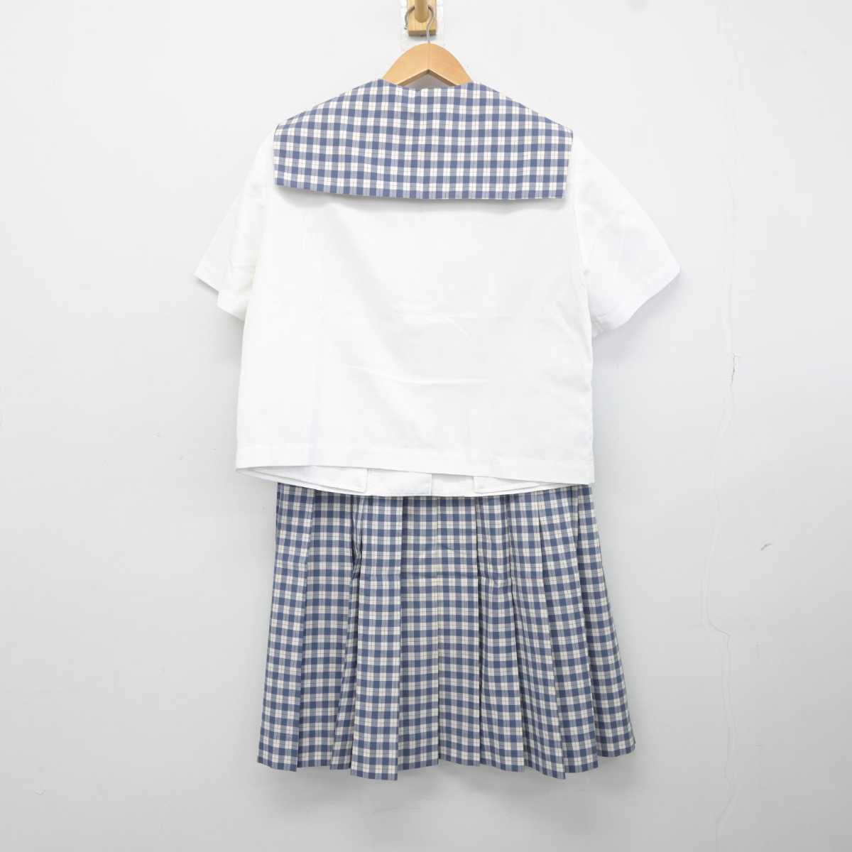 【中古】宮城県 聖和学園高等学校 女子制服 2点 (セーラー服・スカート) sf041260