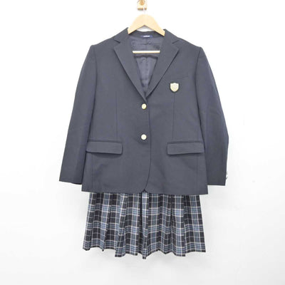 【中古】宮城県 利府中学校 女子制服 2点 (ブレザー・スカート) sf041269