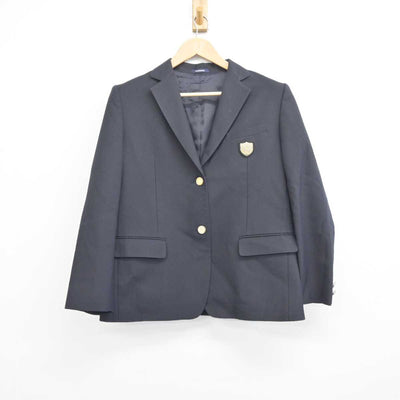 【中古】宮城県 利府中学校 女子制服 2点 (ブレザー・スカート) sf041269