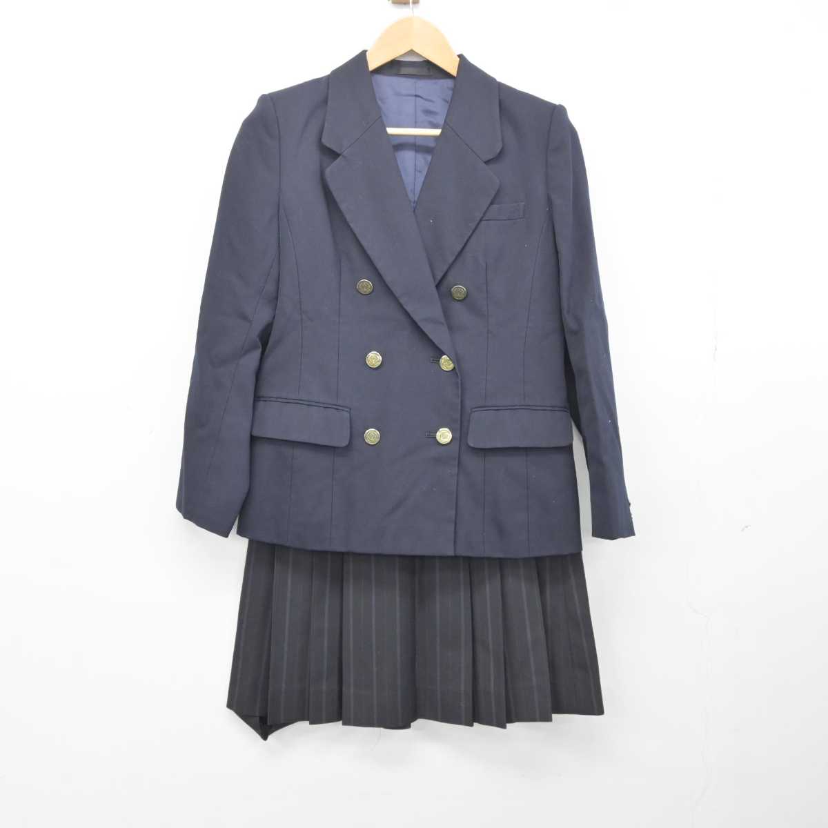 【中古】埼玉県 久喜高等学校 女子制服 3点 (ブレザー・スカート) sf041272